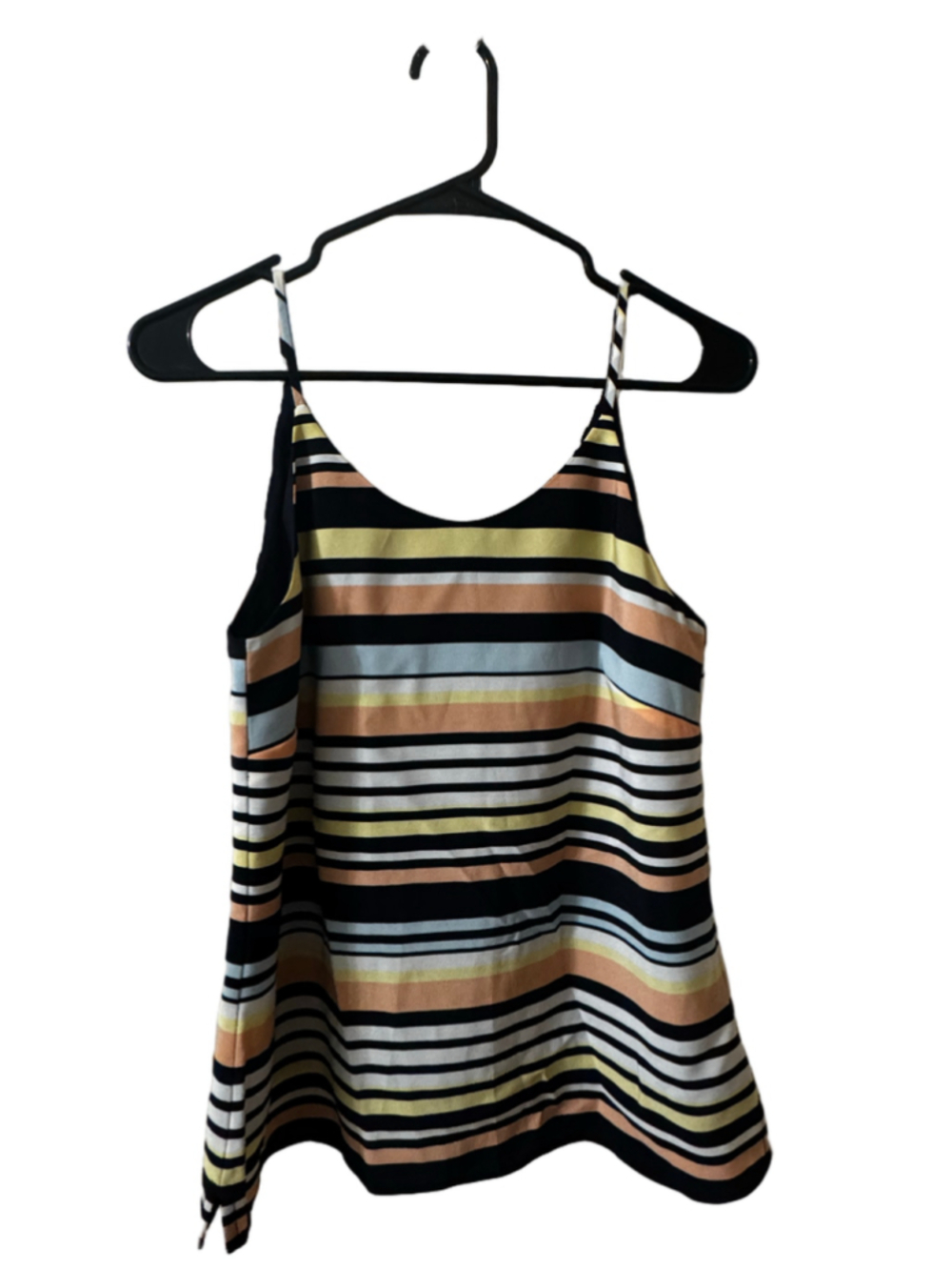 The Limited Striped Tank Top XS Black Multi-color